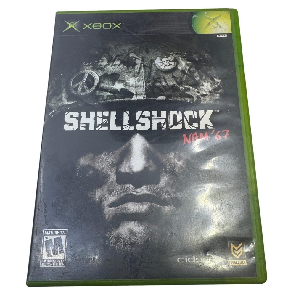 Shellshock Nam '67 Microsoft Xbox 2004 Eidos Vietnam War Shooter Game CIB